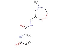 N-[(4-methyl-1,4-oxazepan-6-yl)methyl]-6-oxo-1,6-dihydropyridine-2-carboxamide