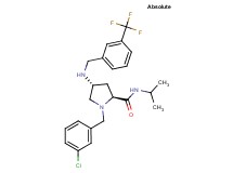 (4R)-1-(3-chlorobenzyl)-N-isopropyl-4-{[3-(trifluoromethyl)benzyl]amino}-L-prolinamide