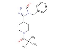4-benzyl-5-[1-(2,2-dimethylpropanoyl)-4-piperidinyl]-2,4-dihydro-3H-1,2,4-triazol-3-one