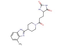 5-{3-[4-(4-methyl-1H-benzimidazol-2-yl)-1-piperidinyl]-3-oxopropyl}-2,4-imidazolidinedione