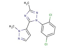 1-(2,5-dichlorophenyl)-3-methyl-5-(1-methyl-1H-pyrazol-5-yl)-1H-1,2,4-triazole