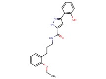 N-[3-(2-ethoxyphenyl)propyl]-3-(2-hydroxyphenyl)-1H-pyrazole-5-carboxamide