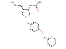 N-{(3S*,4R*)-4-propyl-1-[4-(2-pyridinylmethoxy)benzyl]-3-pyrrolidinyl}acetamide