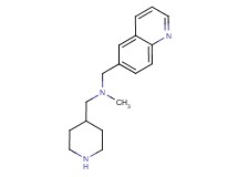 N-methyl-1-piperidin-4-yl-N-(quinolin-6-ylmethyl)methanamine