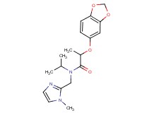 2-(1,3-benzodioxol-5-yloxy)-N-isopropyl-N-[(1-methyl-1H-imidazol-2-yl)methyl]propanamide trifluoroacetate