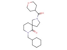 7-(cyclohexylmethyl)-2-(tetrahydro-2H-pyran-4-ylcarbonyl)-2,7-diazaspiro[4.5]decan-6-one