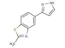 2-methyl-5-(1H-pyrazol-3-yl)-1,3-benzothiazole