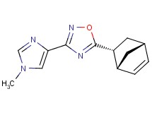 5-[rel-(1R,2R,4R)-bicyclo[2.2.1]hept-5-en-2-yl]-3-(1-methyl-1H-imidazol-4-yl)-1,2,4-oxadiazole