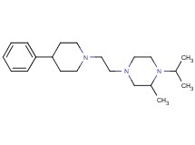 1-isopropyl-2-methyl-4-[2-(4-phenyl-1-piperidinyl)ethyl]piperazine bis(trifluoroacetate)