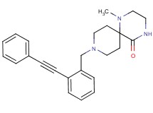 1-methyl-9-[2-(phenylethynyl)benzyl]-1,4,9-triazaspiro[5.5]undecan-5-one