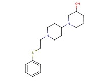 1'-[2-(phenylthio)ethyl]-1,4'-bipiperidin-3-ol