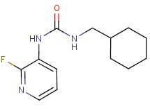 N-(cyclohexylmethyl)-N'-(2-fluoropyridin-3-yl)urea