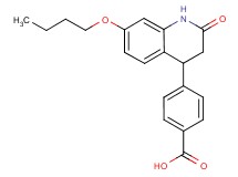 4-(7-butoxy-2-oxo-1,2,3,4-tetrahydroquinolin-4-yl)benzoic acid