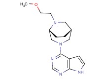 4-[(1R*,5R*)-6-(2-methoxyethyl)-3,6-diazabicyclo[3.2.2]non-3-yl]-7H-pyrrolo[2,3-d]pyrimidine