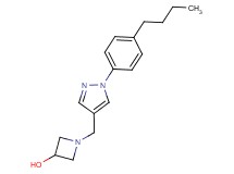 1-{[1-(4-butylphenyl)-1H-pyrazol-4-yl]methyl}azetidin-3-ol