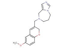 8-[(6-methoxy-2H-chromen-3-yl)methyl]-6,7,8,9-tetrahydro-5H-imidazo[1,5-a][1,4]diazepine