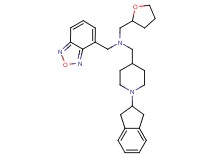 (2,1,3-benzoxadiazol-4-ylmethyl){[1-(2,3-dihydro-1H-inden-2-yl)-4-piperidinyl]methyl}(tetrahydro-2-furanylmethyl)amine