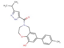 4-[(3-isopropyl-1H-pyrazol-5-yl)carbonyl]-7-(4-methylphenyl)-2,3,4,5-tetrahydro-1,4-benzoxazepin-9-ol