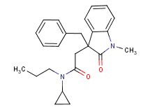 2-(3-benzyl-1-methyl-2-oxo-2,3-dihydro-1H-indol-3-yl)-N-cyclopropyl-N-propylacetamide