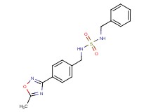 N-benzyl-N'-[4-(5-methyl-1,2,4-oxadiazol-3-yl)benzyl]sulfamide