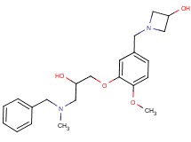 1-(3-{3-[benzyl(methyl)amino]-2-hydroxypropoxy}-4-methoxybenzyl)azetidin-3-ol