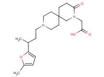 {9-[3-(5-methyl-2-furyl)butyl]-3-oxo-2,9-diazaspiro[5.5]undec-2-yl}acetic acid