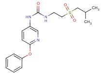 N-[2-(isobutylsulfonyl)ethyl]-N'-(6-phenoxypyridin-3-yl)urea