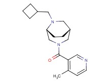 (1R*,5R*)-6-(cyclobutylmethyl)-3-[(4-methylpyridin-3-yl)carbonyl]-3,6-diazabicyclo[3.2.2]nonane