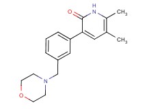 5,6-dimethyl-3-[3-(morpholin-4-ylmethyl)phenyl]pyridin-2(1H)-one