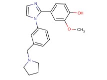 2-methoxy-4-{1-[3-(pyrrolidin-1-ylmethyl)phenyl]-1H-imidazol-2-yl}phenol