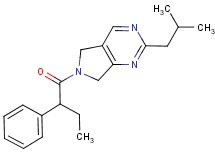 2-isobutyl-6-(2-phenylbutanoyl)-6,7-dihydro-5H-pyrrolo[3,4-d]pyrimidine
