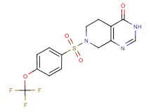 7-{[4-(trifluoromethoxy)phenyl]sulfonyl}-5,6,7,8-tetrahydropyrido[3,4-d]pyrimidin-4(3H)-one