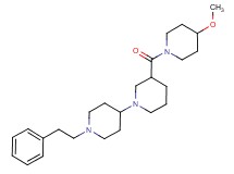 3-[(4-methoxypiperidin-1-yl)carbonyl]-1'-(2-phenylethyl)-1,4'-bipiperidine