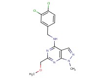 N-(3,4-dichlorobenzyl)-6-(methoxymethyl)-1-methyl-1H-pyrazolo[3,4-d]pyrimidin-4-amine