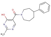 2-methyl-5-[(4-phenylazepan-1-yl)carbonyl]pyrimidin-4-ol