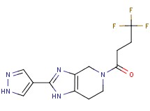 2-(1H-pyrazol-4-yl)-5-(4,4,4-trifluorobutanoyl)-4,5,6,7-tetrahydro-1H-imidazo[4,5-c]pyridine
