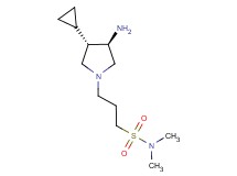 3-[rel-(3R,4S)-3-amino-4-cyclopropyl-1-pyrrolidinyl]-N,N-dimethyl-1-propanesulfonamide dihydrochloride