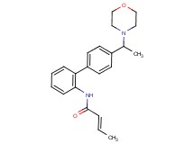(2E)-N-[4'-(1-morpholin-4-ylethyl)biphenyl-2-yl]but-2-enamide