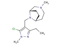 (1S*,6R*)-9-[(5-chloro-3-ethyl-1-methyl-1H-pyrazol-4-yl)methyl]-3-methyl-3,9-diazabicyclo[4.2.1]nonane