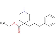 ethyl 4-(3-phenylpropyl)-4-piperidinecarboxylate hydrochloride
