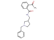 2-acetyl-N-[(1-benzylpyrrolidin-3-yl)methyl]benzamide