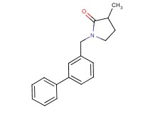 1-(biphenyl-3-ylmethyl)-3-methylpyrrolidin-2-one