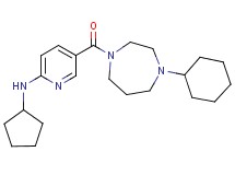 5-[(4-cyclohexyl-1,4-diazepan-1-yl)carbonyl]-N-cyclopentyl-2-pyridinamine