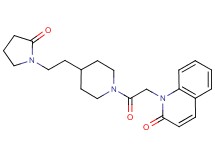 1-(2-oxo-2-{4-[2-(2-oxopyrrolidin-1-yl)ethyl]piperidin-1-yl}ethyl)quinolin-2(1H)-one