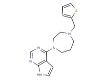 4-[4-(2-thienylmethyl)-1,4-diazepan-1-yl]-7H-pyrrolo[2,3-d]pyrimidine