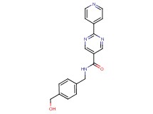 N-[4-(hydroxymethyl)benzyl]-2-pyridin-4-ylpyrimidine-5-carboxamide