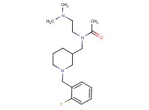 N-[2-(dimethylamino)ethyl]-N-{[1-(2-fluorobenzyl)piperidin-3-yl]methyl}acetamide