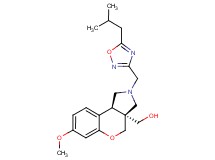 [(3aS*,9bS*)-2-[(5-isobutyl-1,2,4-oxadiazol-3-yl)methyl]-7-methoxy-1,2,3,9b-tetrahydrochromeno[3,4-c]pyrrol-3a(4H)-yl]methanol