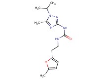 N-(1-isopropyl-5-methyl-1H-1,2,4-triazol-3-yl)-N'-[2-(5-methyl-2-furyl)ethyl]urea