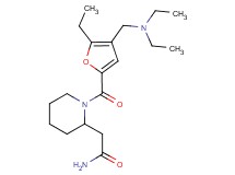 2-(1-{4-[(diethylamino)methyl]-5-ethyl-2-furoyl}piperidin-2-yl)acetamide